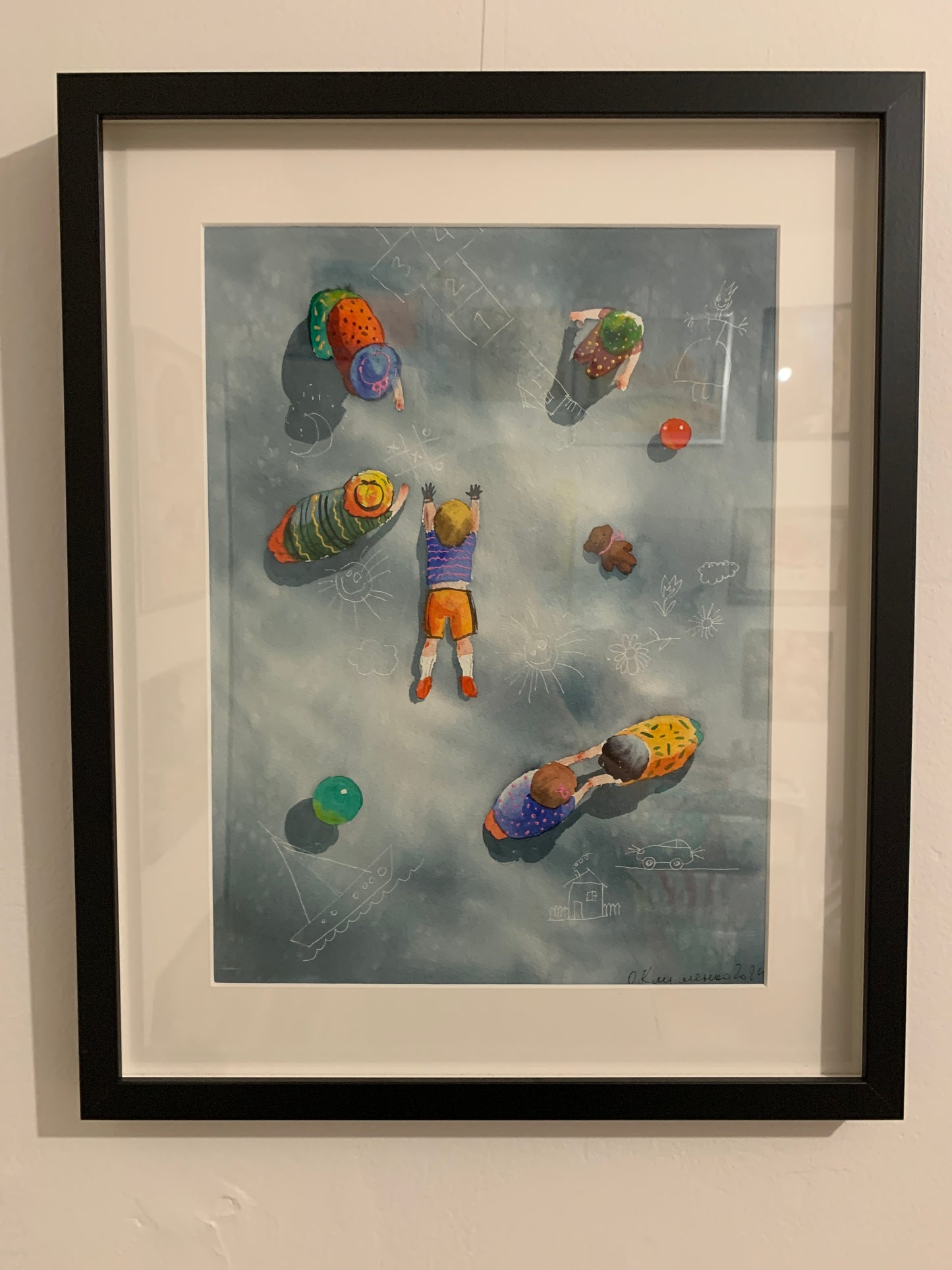"Morning in kindergarten", 2024,
Paper, watercolour, 40x30 cm.