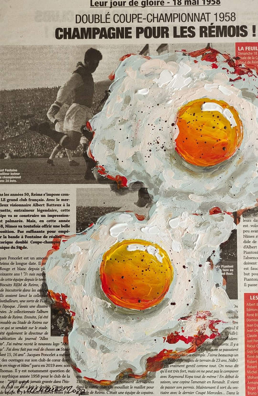 "Eggs" - "Яєчня", 2022, Olena Klymenko.