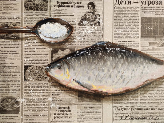 “Daily Catch”, 30x40 cm