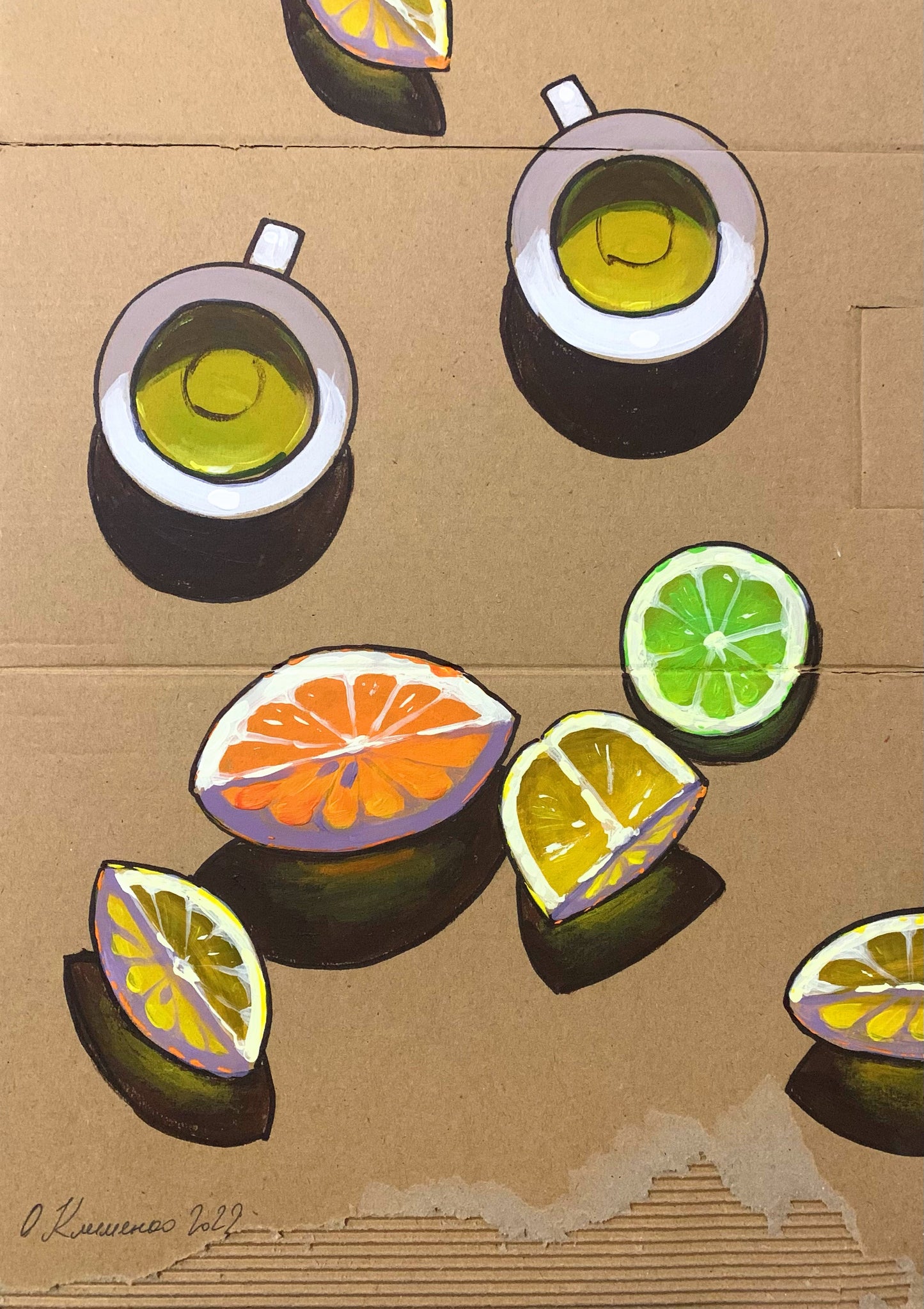 Citrus Tea Still Life
40x30 cm